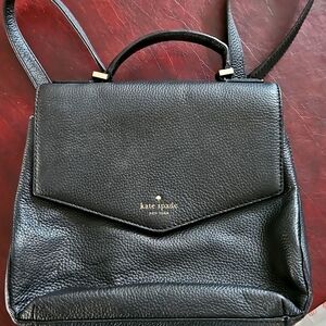 Kate Spade Spencer Court Adaire Convertible Leather Backpack Storybook Lining
